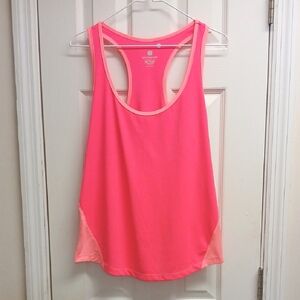 ACTIVE Women's Pink Athletic Tank Top Size L
